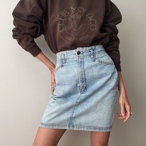 Vintage Denim Skirt